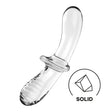 Satisfyer - Double Crystal Glass Dildo (Clear) STF1320 CherryAffairs