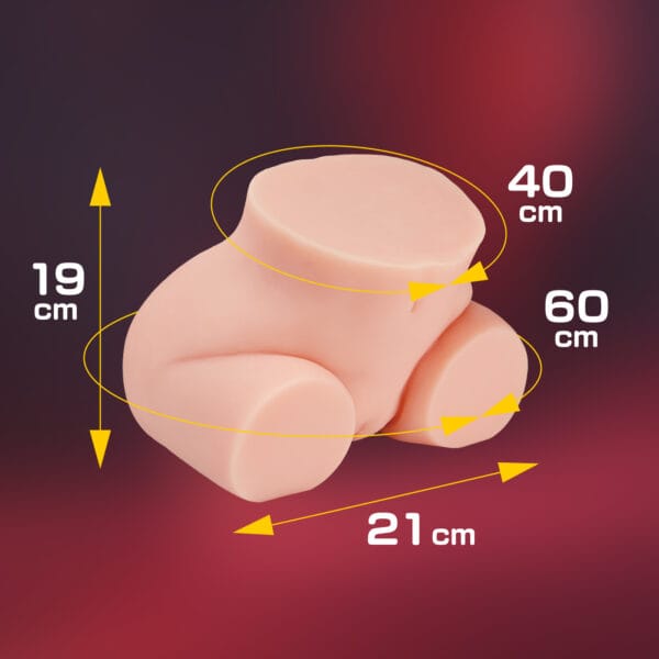 Seiraku Toys - Cherry Mini Realistic 3D Torso Masturbator (Beige) SRT1015 CherryAffairs