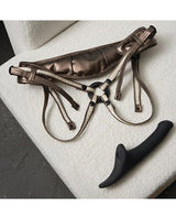 Strap On Me - Desirous Adjustable Strap-On Harness (Metallic Bronze) SOM1002 CherryAffairs