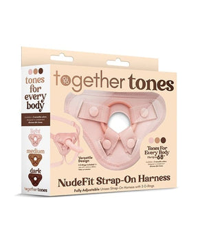 Together - NudeFit Fully Adjustable Strap-On Harness OT1321 CherryAffairs