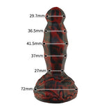 Tomax - Dark Dragon Slim Evil Fantasy Silicone Suction Cup Dildo (Red) CherryAffairs