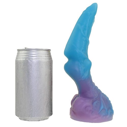 Tomax - Water Dragon Deep Blue Soft Fantasy Silicone Suction Cup Dildo (Blue) TM1098 CherryAffairs