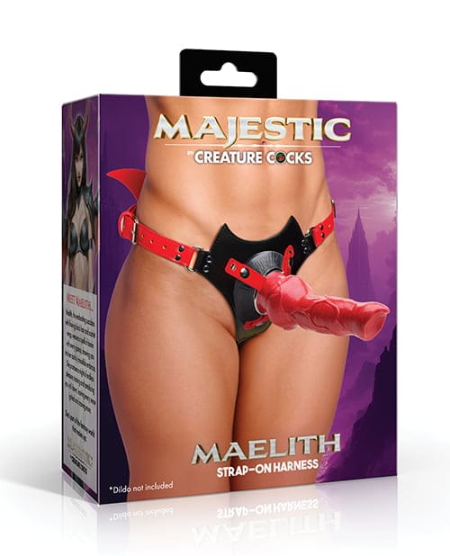 XR Brands - Majestic Maelith Strap-On Harness (Black) XR1110 CherryAffairs