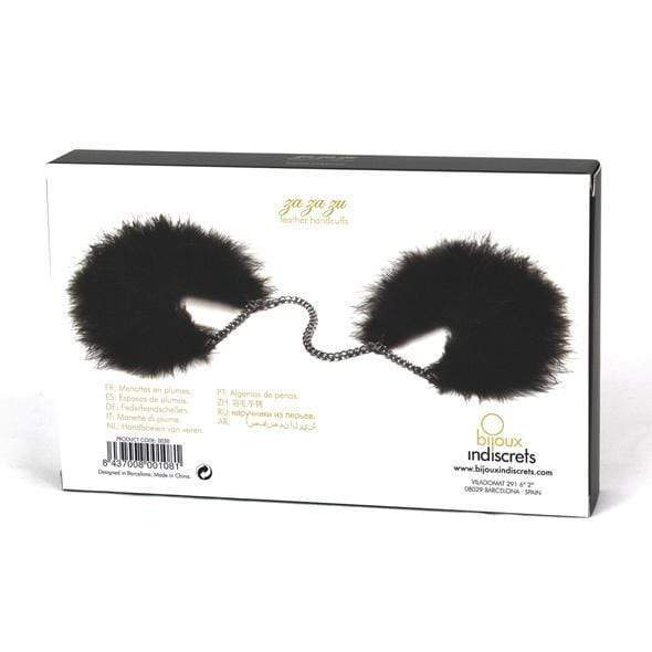 Bijoux Indiscrets - Za Za Zu Feather Handcuffs - CherryAffairs.sg