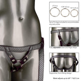California Exotics - Her Royal Harness The Regal Duchess Strap On (Black) CE1758 CherryAffairs