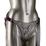 California Exotics - Her Royal Harness The Regal Queen Strap On (Black)    Strap On w/o Dildo