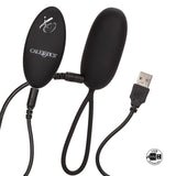 California Exotics - Silicone Remote Rechargeable Egg Vibrator (Black) CE1628 CherryAffairs