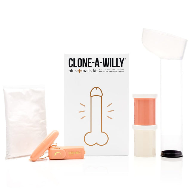 Clone A Willy - Vibrating Penis plus Balls DIY Dildo Clone Molding Kit - CherryAffairs.sg