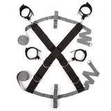 Fifty Shades of Grey - Keep Still Over the Bed Cross Restraint Set - CherryAffairs.sg