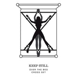 Fifty Shades of Grey - Keep Still Over the Bed Cross Restraint Set - CherryAffairs.sg