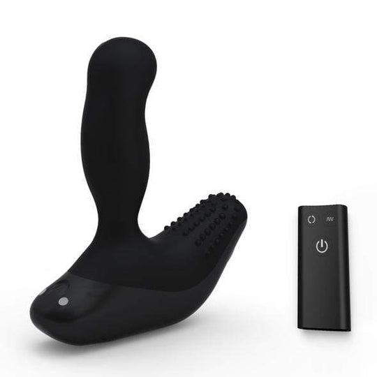 Nexus - Revo Stealth Urut Prostat Berputar Boleh Cas Semula Diperbaiki (Hitam)