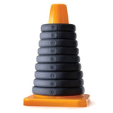 Perfect Fit - Play Zone Xact Fit Silicone Cock Rings Kit Pack of 9 (Black) PF1047 CherryAffairs