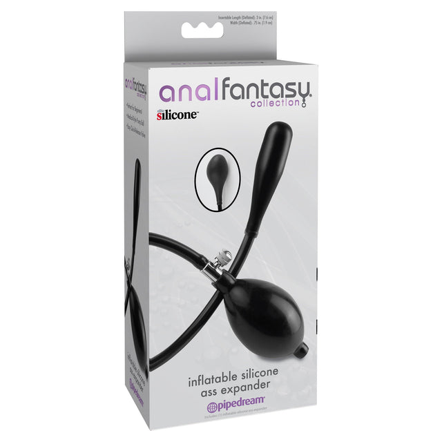Pipedream - Anal Fantasy Collection Inflatable Silicone Ass Expander (Black) - CherryAffairs.sg