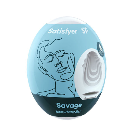 Satisfyer - Telur Masturbator Savage (Biru)