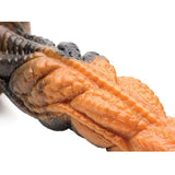 XR - Creature Cocks Ravager Rippled Tentacle Silicone Dildo (Orange/Black) XR1049 CherryAffairs