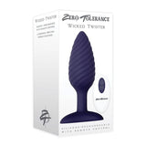 Zero Tolerance - Wicked Twister Remote Control Rechargeable Anal Plug (Purple) ZR1024 CherryAffairs